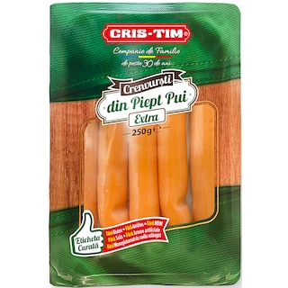 Cris-Tim | Crenvursti din piept de pui extra 250g