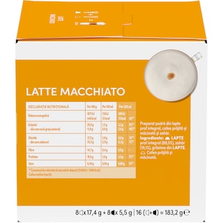 Nescafe | Dolce Gusto | Cafea Latte Macchiato, 8 bauturi