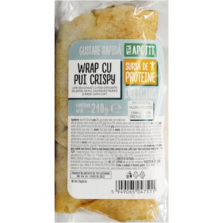 Mega Apetit | Wrap cu pui crispy 210g