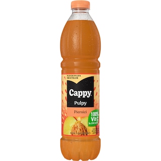 Cappy Pulpy | Bautura racoritoare cu piure si bucati de piersici 1.5L