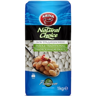 Krina | Fasole alba traditionala 1kg