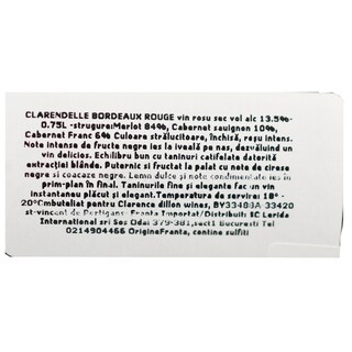 Clarendelle | Vin rosu Bordeaux 0.75L
