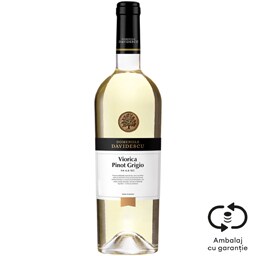 Domeniile Davidescu | Vin alb sec Viorica Pinot Grigio 0.75L