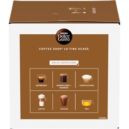 Nescafe | Dolce Gusto | Cafea Cafe au lait, 16 capsule