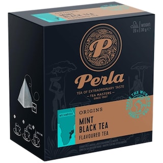 Perla | Ceai negru cu menta 20x1.5g