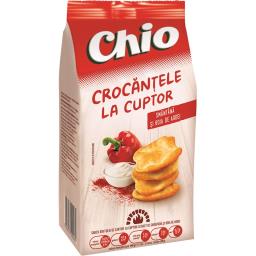 Snack din fulgi de cartofi la cuptor cu gust de smantana si boia de ardei 90g