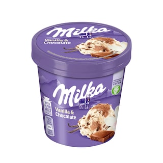 Milka | Inghetata Vanilla & Chocolate 425ml