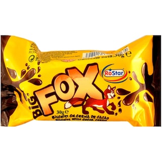 RoStar | Big Fox | Biscuiti cu crema de cacao 30g