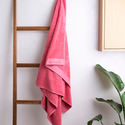 French Bull | Prosop de baie XL, roz, 90x150 cm