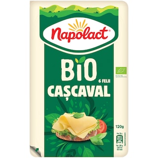 Napolact Bio | Cascaval felii 120g