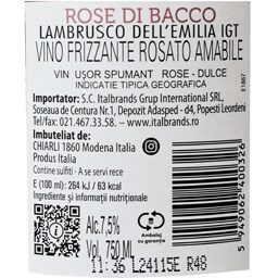 Rose Di Bacco | Vin Rose Lambrusco 0.75L