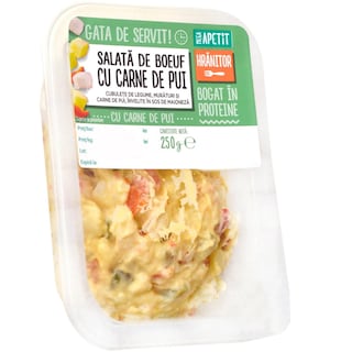 Mega Apetit | Salata de boeuf cu carne de pui 250g