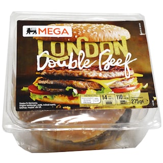 Delhaize | Burger Double beef London 275g