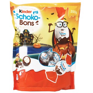 Kinder | Schoko-bons | Bomboane de ciocolata cu lapte, cu umplutura de lapte si alune 200g