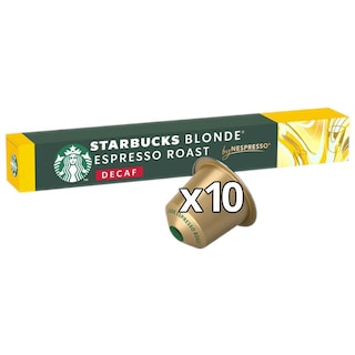 Starbucks | Cafea Blonde Espresso Roast decafeinizata, 10 capsule