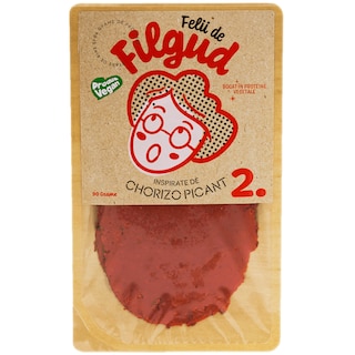 Filgud | Chorizo picant, vegan, felii 90g
