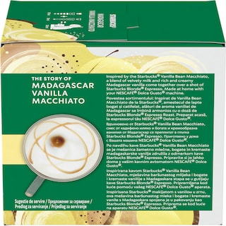 Starbucks | Cafea Macchiato Madagascar Vanilla, 12 capsule