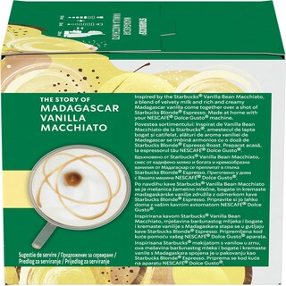 Starbucks | Cafea Macchiato Madagascar Vanilla, 12 capsule