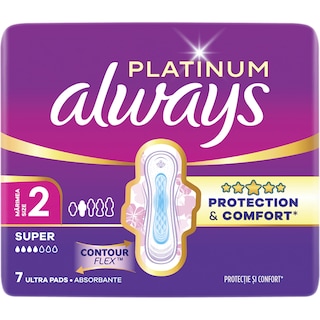 Always | Platinum | Absorbante Ultra Super Plus 7 bucati