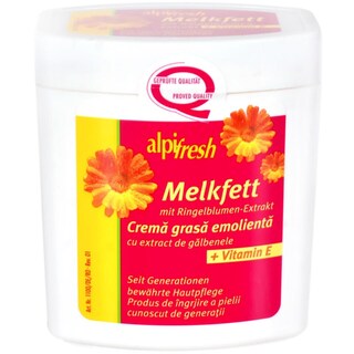 Alpifresh | Melkfett | Crema cu extract de galbenele si vitamina E 250ml