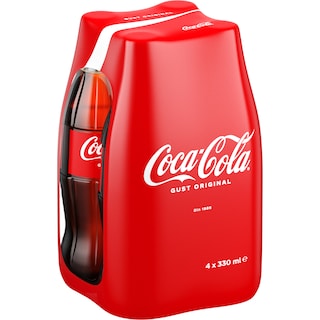 Coca-Cola Gust Original | Bautura racoritoare carbogazoasa 4x330ml