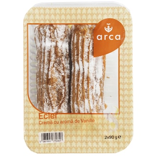 Arca | Ecler crema cu aroma de vanilie 2x90g