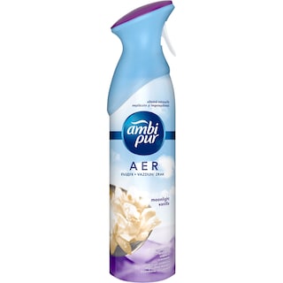 Ambi Pur | Aerosol | Odorizant de camera cu actiune instanta Moonlight Vanilla 300ml