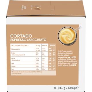 Nescafe | Dolce Gusto | Cafea Cortado Espresso Macchiato, 16 capsule