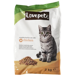 Lovepet | Hrana uscata pentru pisici adulte, cu pui 2kg