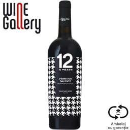 12 E MEZZO | Vin rosu sec Varvaglione Primitivo Salento 0.75L
