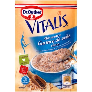 Dr. Oetker | Vitalis | Mix pentru Gustare de Ovaz Clasic 50g