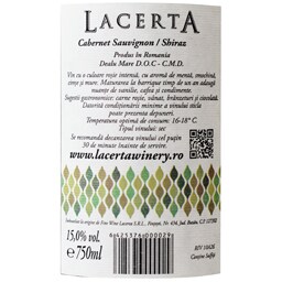 Lacerta Winery | Vin rosu cupaj 0.75l