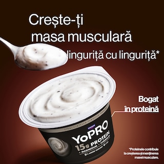 YoPRO | Iaurt bogat in proteine Stracciatella 160g