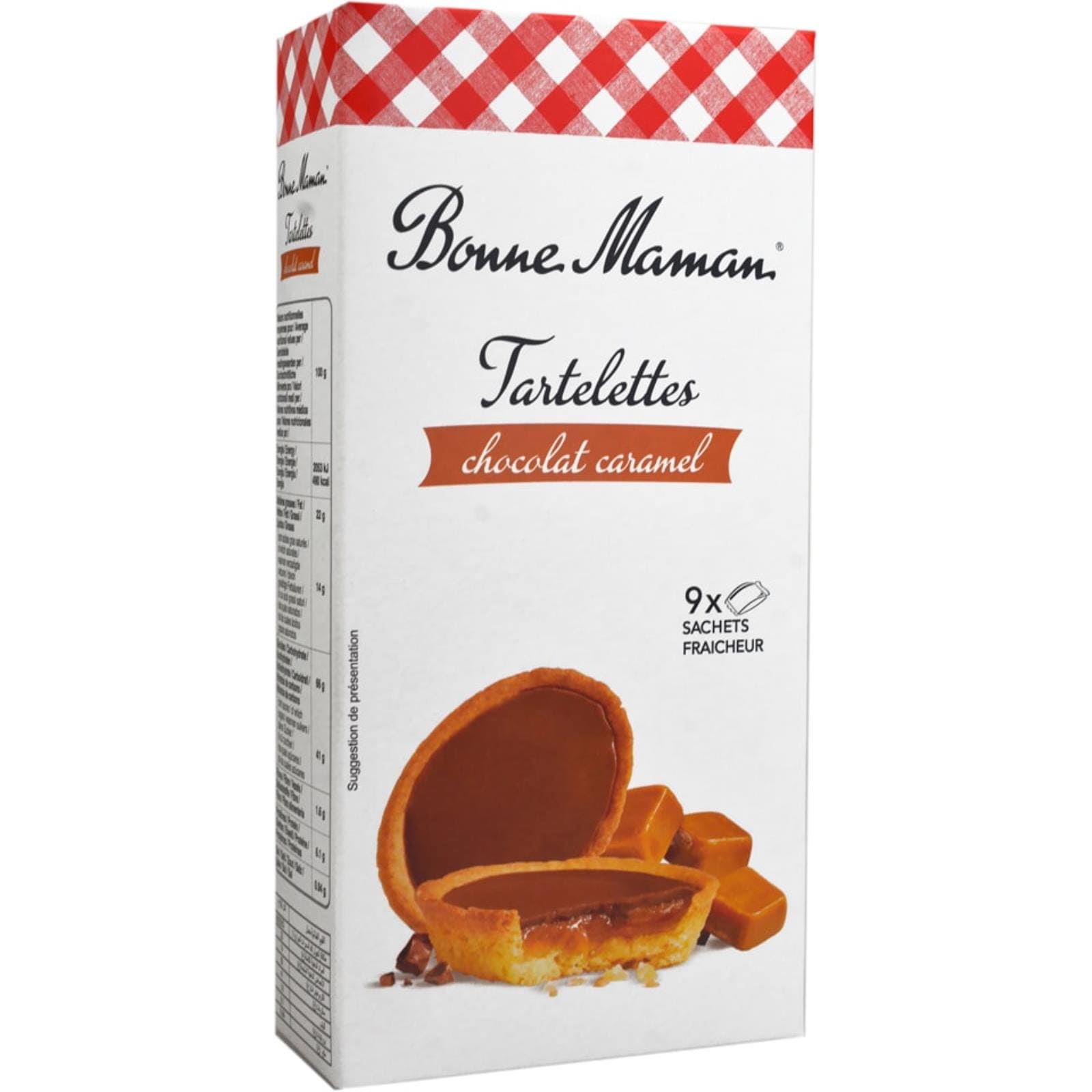 菓子 MAMA.T Bonne Maman | Tarte cu ciocolata si caramel 135g | Mega-image