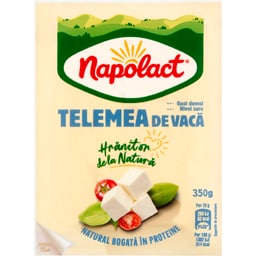 Telemea cu gust domol din lapte de vaca 350g