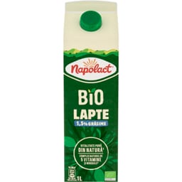 Napolact Bio | Lapte 1.5% grasime 1L