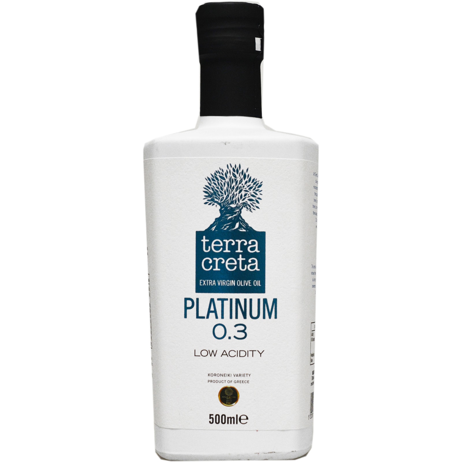 Terra Creta | Ulei de masline extravirgin 0.3 Platinum 500ml