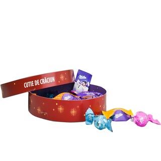 Milka | Cutie cu dulciuri de Craciun 195g