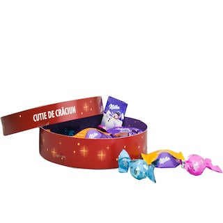 Milka | Cutie cu dulciuri de Craciun 195g