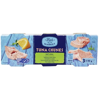 Fish Market | Ton bucati in suc propriu 3x80g