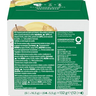 Starbucks | Cafea Macchiato Madagascar Vanilla, 12 capsule