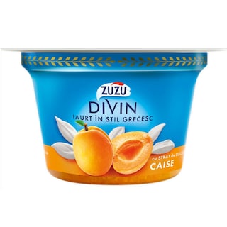 Zuzu | Iaurt in stil grecesc cu caise 1.6% grasime 150g