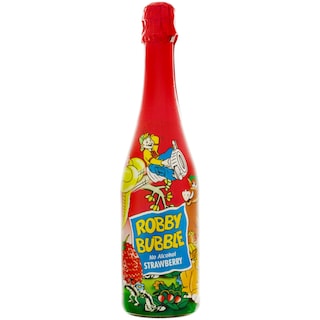Robby Bubble | Bautura racoritoare carbogazoasa cu suc de capsuni 0.75L