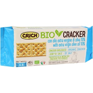 Crich | Crackers eco cu ulei de masline extra virgin 250g