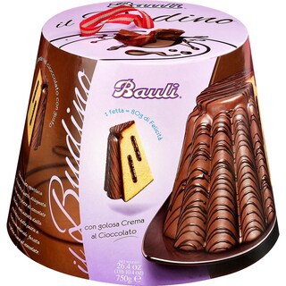 Bauli | Produs de patiserie umplut cu crema de cacao si glazura de ciocolata 750g