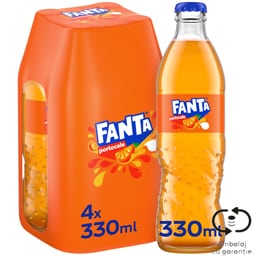 Fanta | Bautura racoritoare carbogazoasa cu suc de portocale 4x330ml