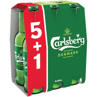 Carlsberg | Bere lager 5+1 x 0.33L