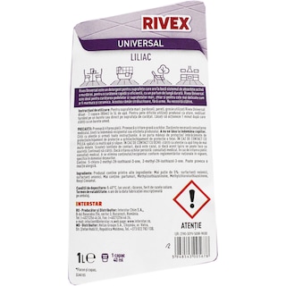 Rivex | Detergent universal pentru suprafete, Liliac 1L