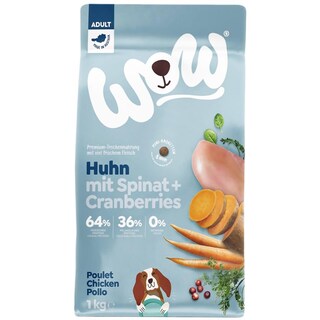Wow | Hrana uscata pentru caini Adult, cu pui 1kg