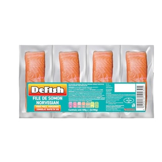 Defish | File de somon congelat 4x100g